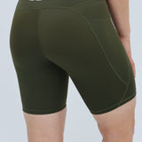ES16 Performance Tights Army Green met zijzakken
