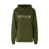 ES16 mode-hoodie. Leger. 100% biologisch katoen