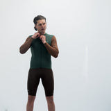 ES16 Supreme shirt met lange mouwen. Groen / Bruin