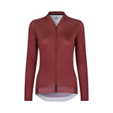 ES16 Supreme Lichtgewicht Lange Mouw - Bordeaux Dames
